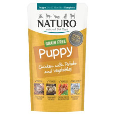 Naturo Pouch Puppy Grain Free Galinha 